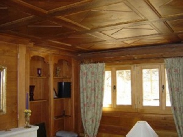 Панельный потолок в бане