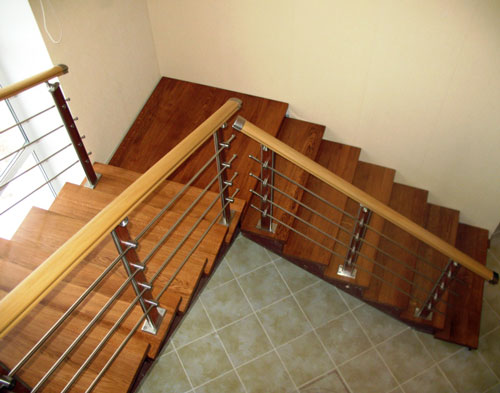 Маршевая лестница в частном доме