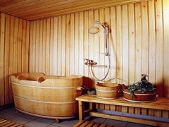 Внутренняя отделка бани